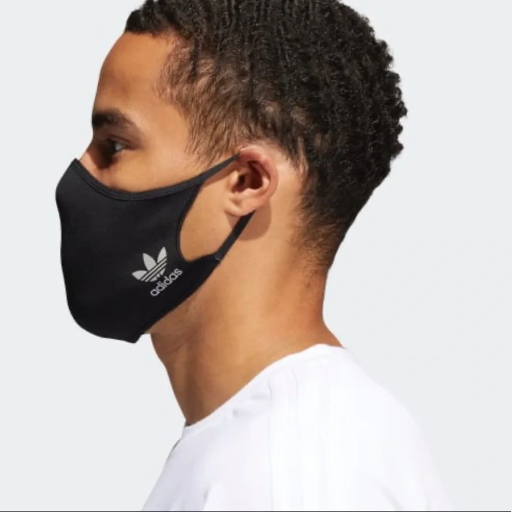 Unisex Adidas Face Cover 💙🖤🤍